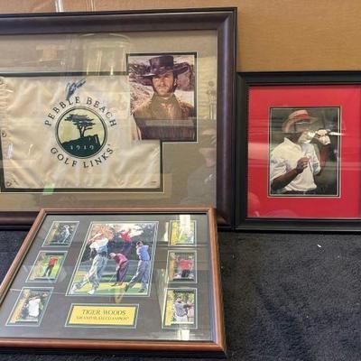 #10368 • (3) Framed Golfing Art
