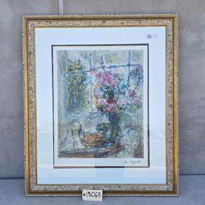 #13065 • Marc Chagall Still Life Painting
