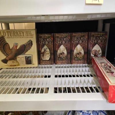 #50282 • Wild Turkey Beams Choice and Ezra Brooks Decanters
