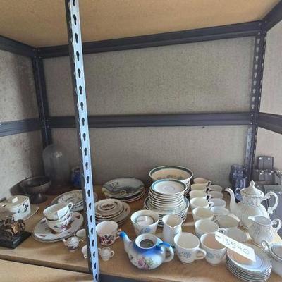 #13540 • 4 China Sets Miscellaneous China Plates Coca Cola Can & more
