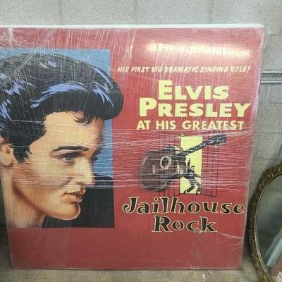 #1586 • Elvis Presley Jailhouse Rock Painted Canvas
