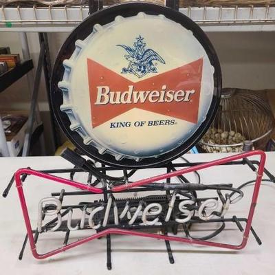 #1556 • Vintage Budweiser Neon Sign
