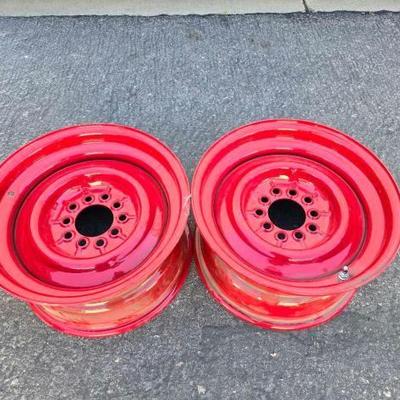 #22148 • Two 5 Lug Wheels with Two Bolt patterns
