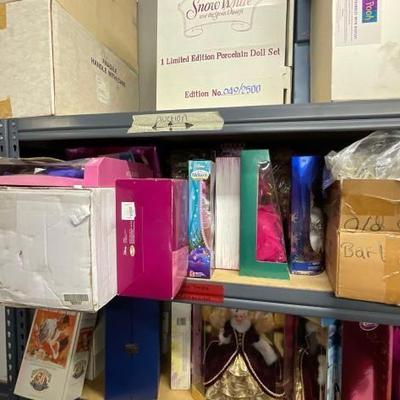 #10184 • 2 Shelves Dolls and Barbies
