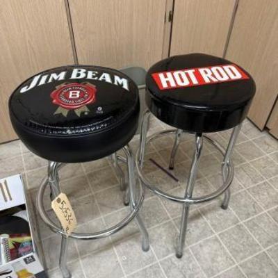 #50536 • Jim Bean Barstool & Hot Rod Barstool
