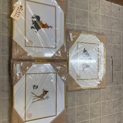 #50522 • (3) Disney Limited Edition SeriGraphs
