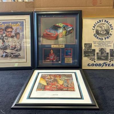 #10626 • NASCAR AUTOGRAPHED Art
