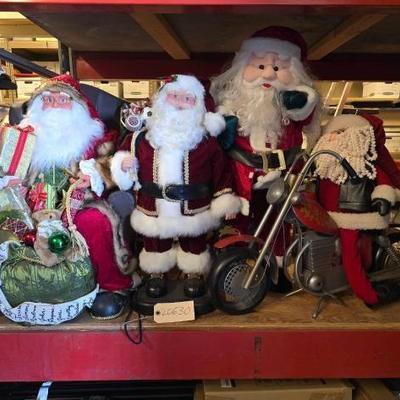 #20630 • 4 Santa Figurines
