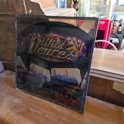 #13602 • Wild Deuces Slot Machine Glass
