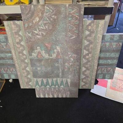 #10669 • Windsor Art Painted Canvas Artwork
