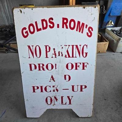 #6042 • Goldstroms No Parking Drop off and Pick Up Only Sign
