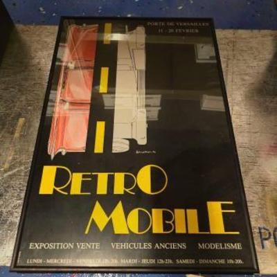 #20756 • 3 Retro Mobile Framed Art

