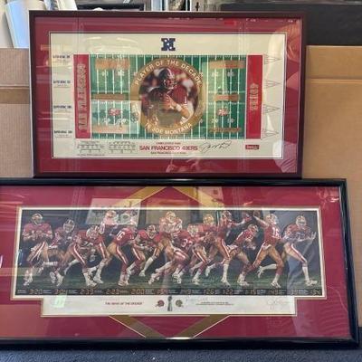 #10608 • (2) San Francisco 49ERS Art Work
