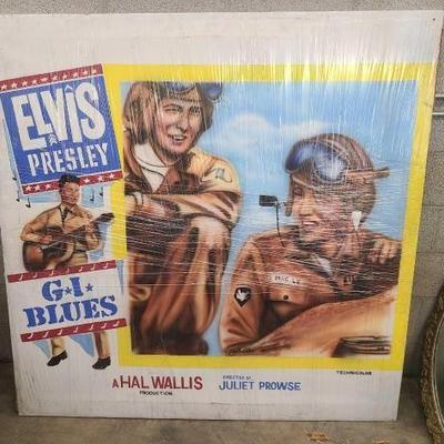 #1590 • Elvis Presley GI Blues Painted Canvas
