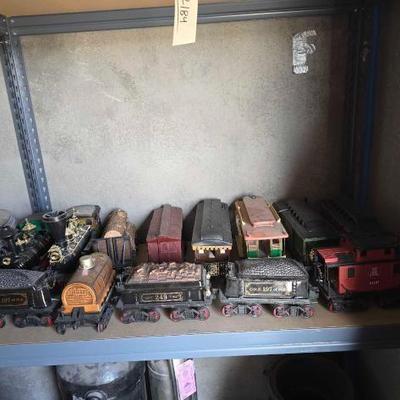 #12186 • Vintage Train Decanters
