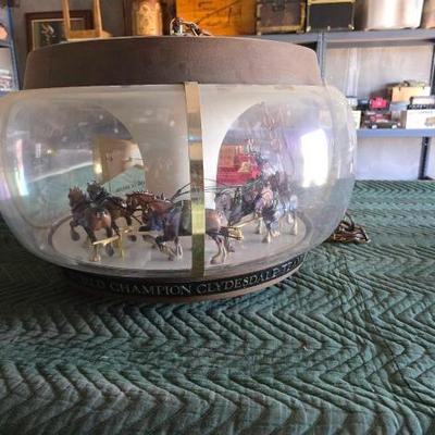 #12068 • Budweiser "Clydesdale Parade" Carousel Motion Light
