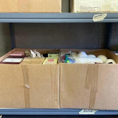 #10202 • 2 Boxes of Dolls and Yarn
