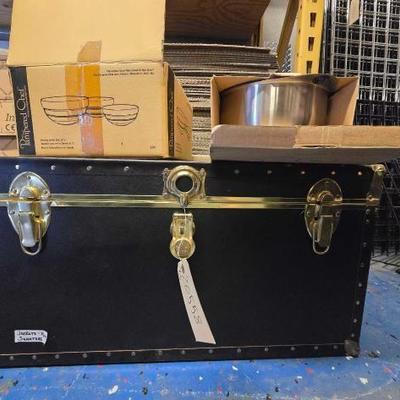#20558 • HopeChest & 2 Boxs of Glass Bowls
