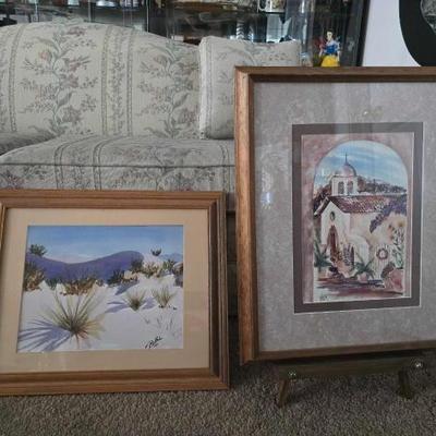#60038 • Two Framed Artwork
