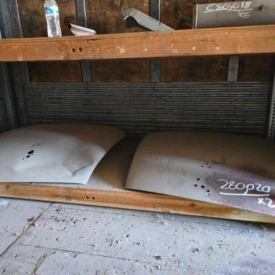 #2820 • 2 Classic Car Hood Or Trunks

