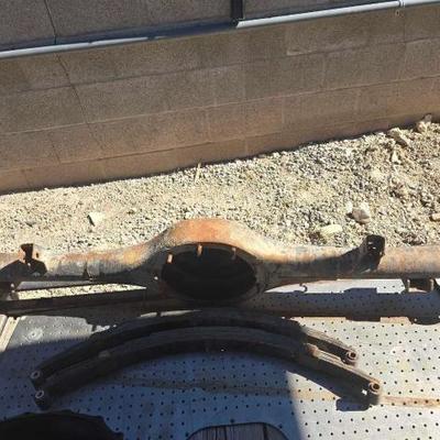 #2414 • Rear Axle and Leaf Springs Set
