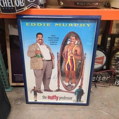 #1602 • Framed Autographed Nutty Professor Movie Poster Mirror
