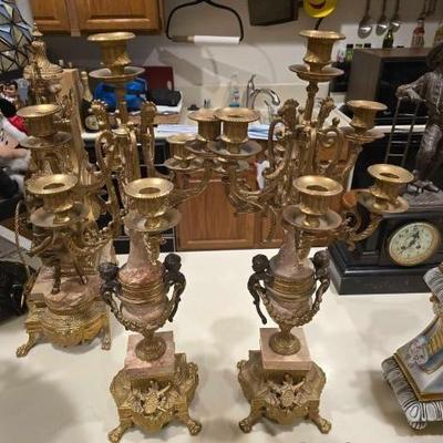 #60828 • (2) Vintage Candelabras
