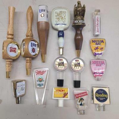 #1078 • (15) Beer Tap Handles
