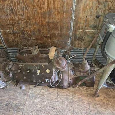 #2322 • Ford Flathead V8 Engine with Transmission
