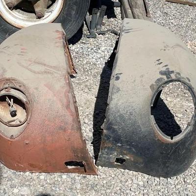 #2718 • Pair of Early Model Ford Fenders
