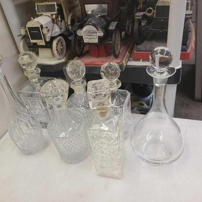 #1032 • (7) Decanters
