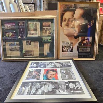 #10660 • 3 Movie Promo Autographed Art
