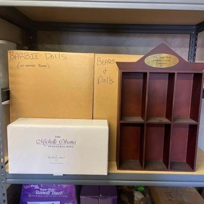 #10192 • 3 Boxes of Dolls and 1 Doll Divider
