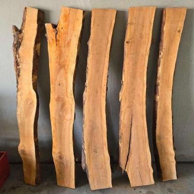 #6018 • 5 Slabs of Wood
