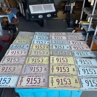 #6572 • 43 License Plates
