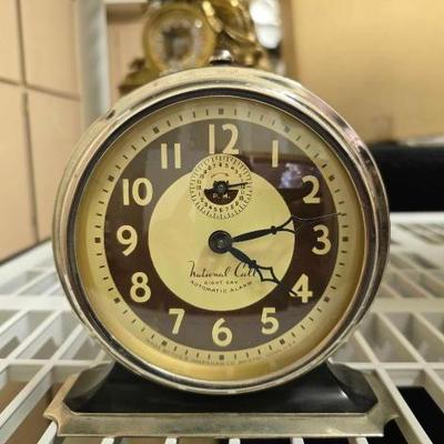 #50270 • National Call Eight Day Automatic Alarm Clock
