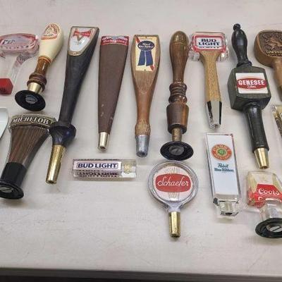 #1104 • (16) Beer Tap Handles
