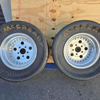 #22112 • 2 McCreary 3 Piece Wheels

