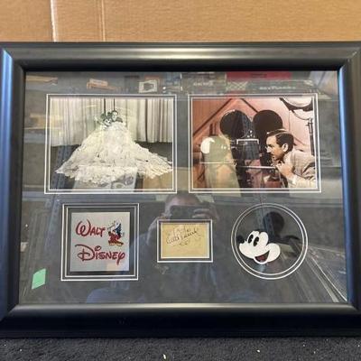 #10342 • Framed Signed Artwork / Memorabilia
