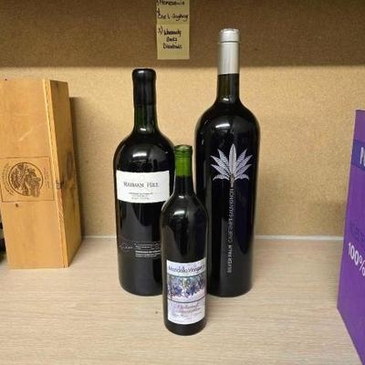 #50316 • 3 Decorative Bottles of Wine
