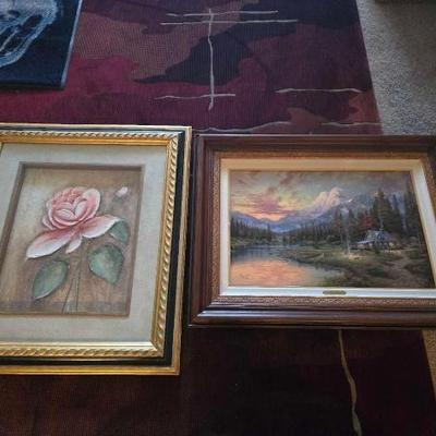 #60800 • (2) Framed Artwork
