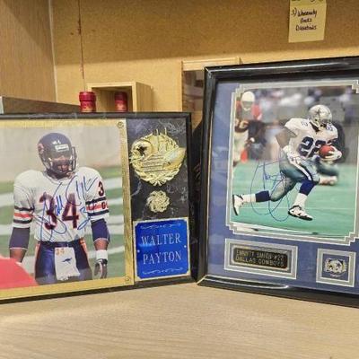 #50226 • Walter Payton and Emmitt Smith Autographed Memorabilia
