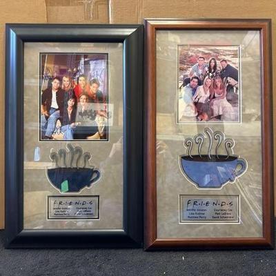 #10348 • (2) Framed Signed ArtWork By The Whole Friends Cast
