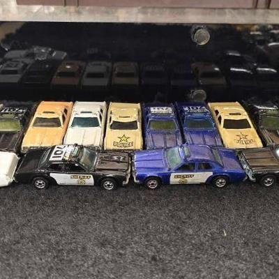 #10706 • (15) Vintage Hot Wheels Police Cars
