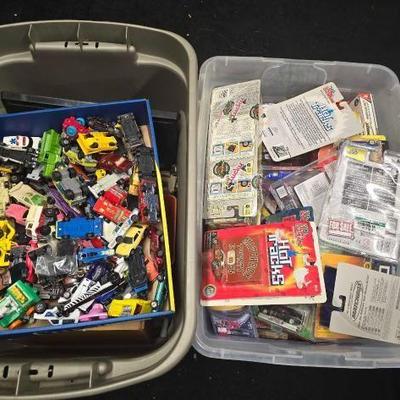 #10774 • (2) Totes of Toy Cars

