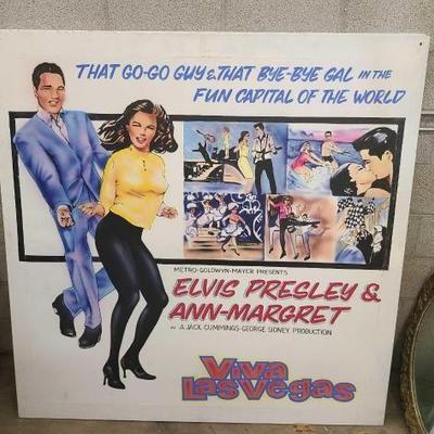 #1588 • Elvis Presley Viva Las Vegas Painted Canvas
