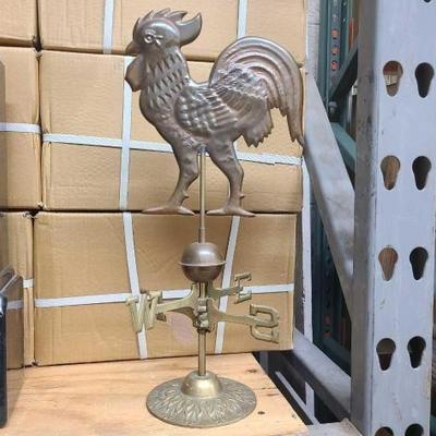 #1520 • Copper Rooster Weathervane
