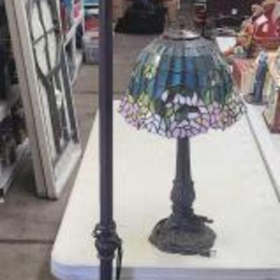 #1020 • (2) Tiffany Style Lamps
