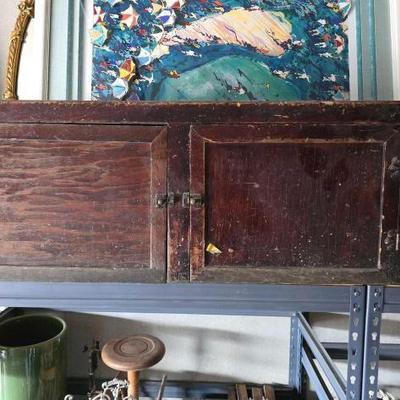 #13064 • Vintage Wooden Cabinet
