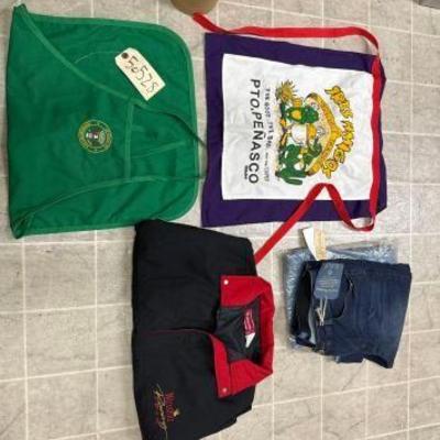 #50528 • U.S. House Of Representatives Apron & Winston Racing Team Jacket & Tres Amigos Apron & (2) pairs of Woman Pants size...